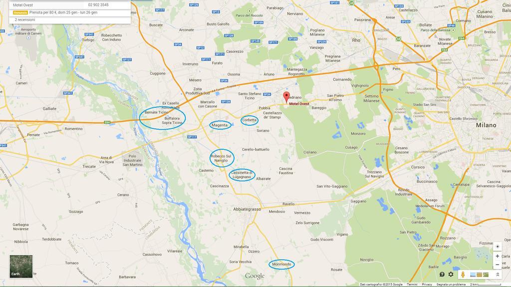 Hotel Motel Ovest Vittuone Екстер'єр фото